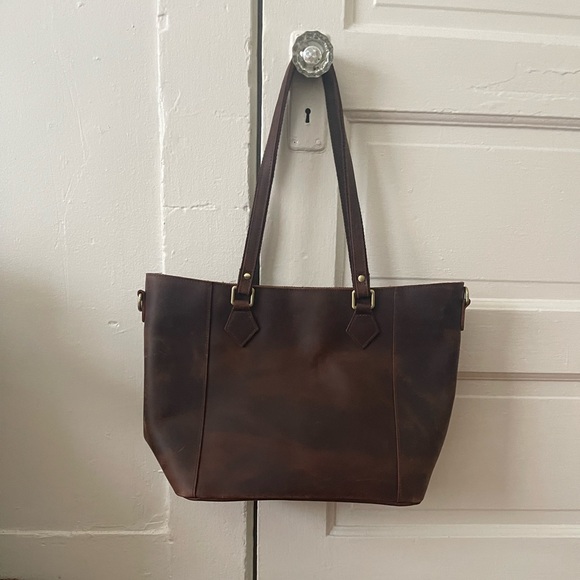 S-Zone distressed leather tote - NWOT - never worn! - Picture 10 of 14